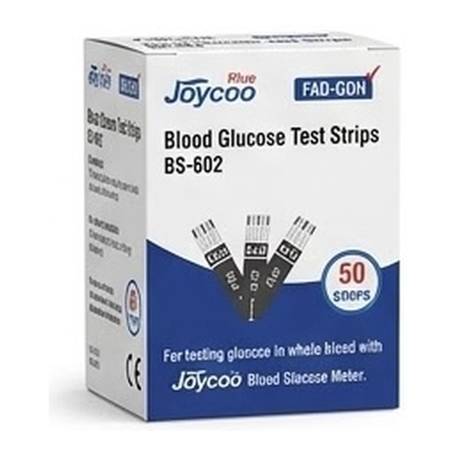 شرائح فحص سكر الدم JOYCOO BS-602 – 50 شريحة